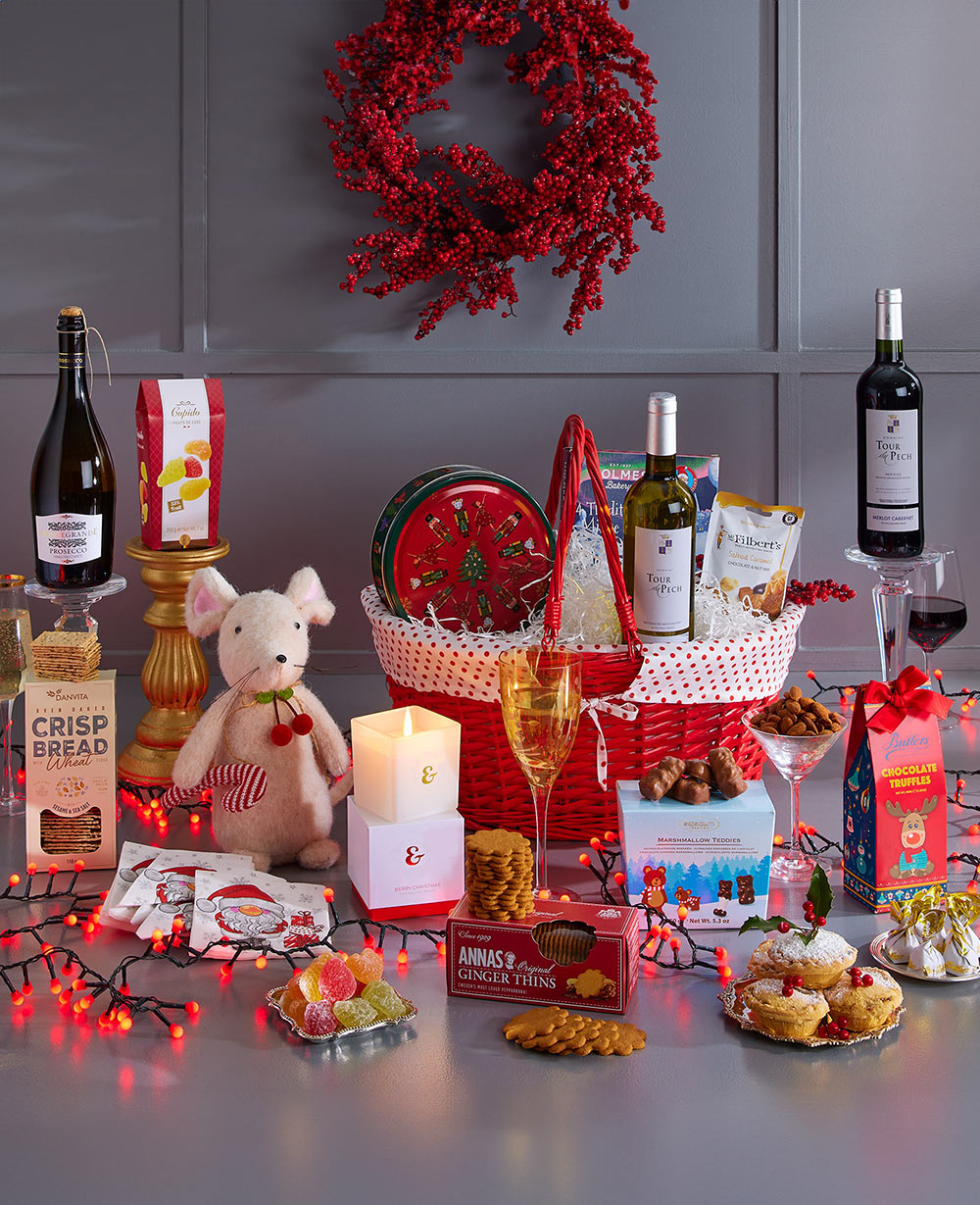Christmas All Wrapped Up Gift Basket Christmas All Wrapped Up Gift Basket